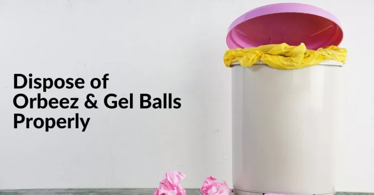 Dispose of Gel Balls