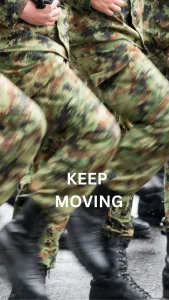 Keep Moving in War Game
