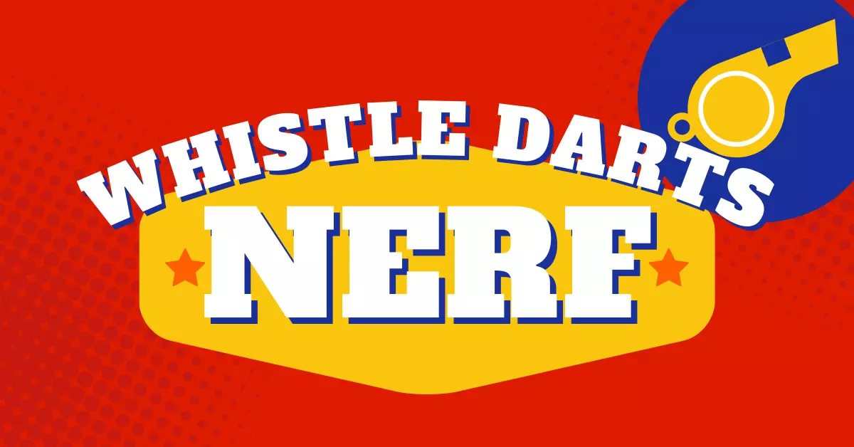 Nerf darts with Whistle Tips