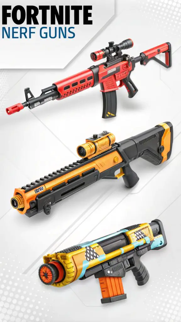 Futuristc Fortnite Nerf Guns