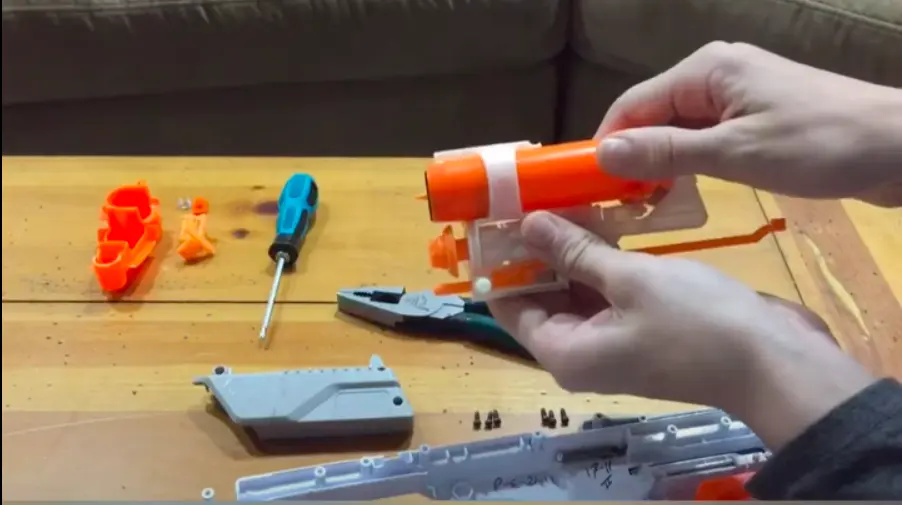 Remove Air Restrictor from Nerf Gun