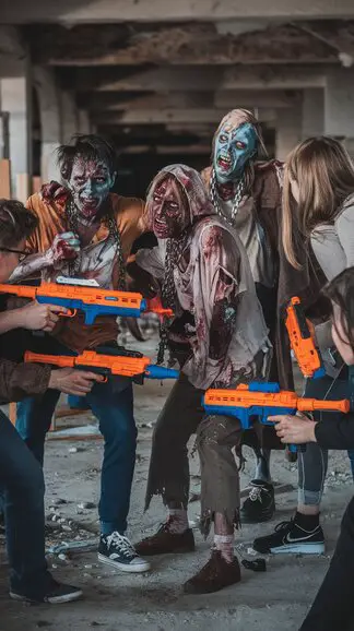 Survive the Nerf Zombie Fight