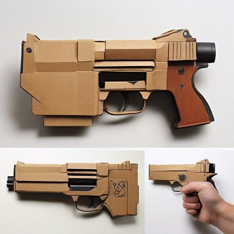 Cardboard Pistol