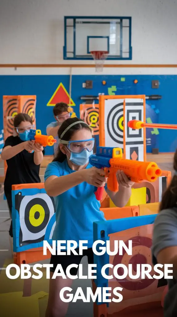 Obstacle Course Nerf Gun Games